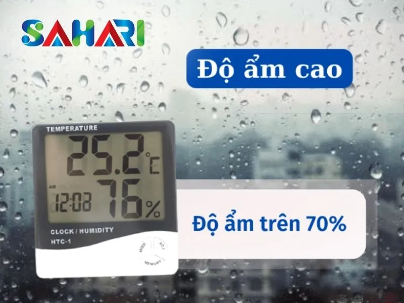 Tăng độ ẩm quả mức