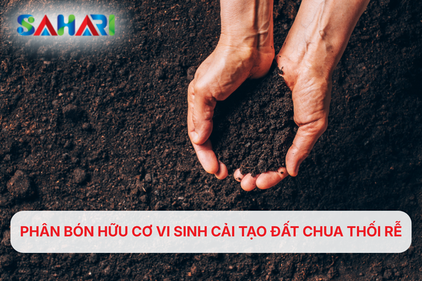 PHÂN BÓN HỮU CƠ VI SINH CẢI TẠO ĐẤT CHUA THỐI RỄ