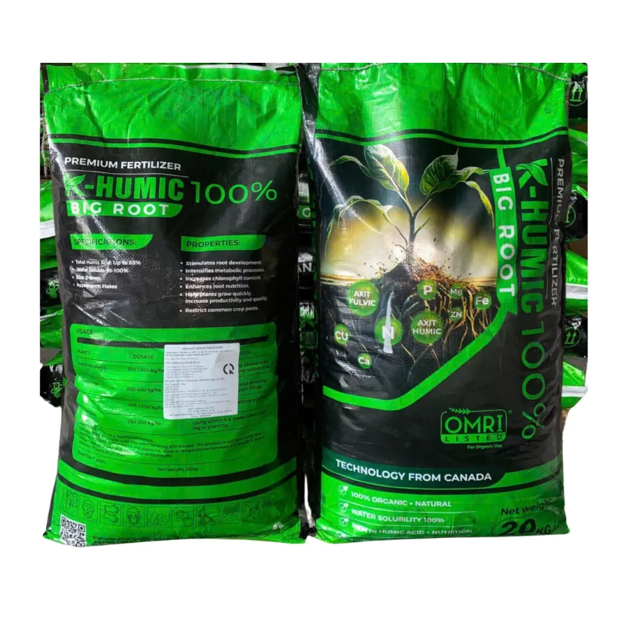 HUMIC VẢY 65% SUPER ROOT  - KOREA BAO 20KG