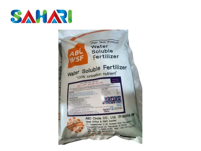 Sản phẩm Phân Bón Hỗn Hợp NPK, ABC NPK 30-15-10+TE